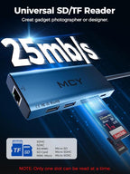 MCY USB C Hub, Laptop Docking Station Dual Monitor Single 8K, 10 in 1 Type-C - Image 6