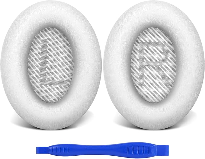 Link Dream Ear Pads for Bose Quiet Comfort 35 Soft Protein Leather Replacement by LinkDream