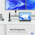 Plugable 16-in-1 Thunderbolt 4 Dock – Dual 4K Monitors - Image 5