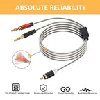 HOSONGIN RCA to Banana Plug Speaker Cable 3.3 Feet -2 Pack - Image 4