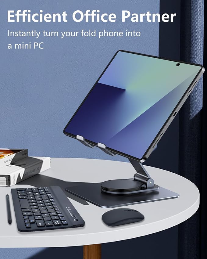 for Samsung Galaxy Z Fold 7 6 5 4 All Fold Smartphones Bluetooth Keyboard Stand - Image 6