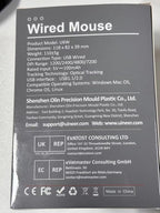 Wired Mouse, 4 Levels Adjustable DPI, 6 Programmable Buttons, Ergonomic - Image 7