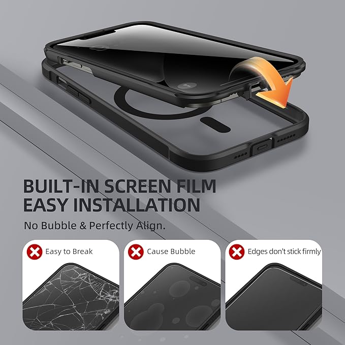 BERFY Magnetic for iPhone 13 Pro Max Case, Compatible - Image 5