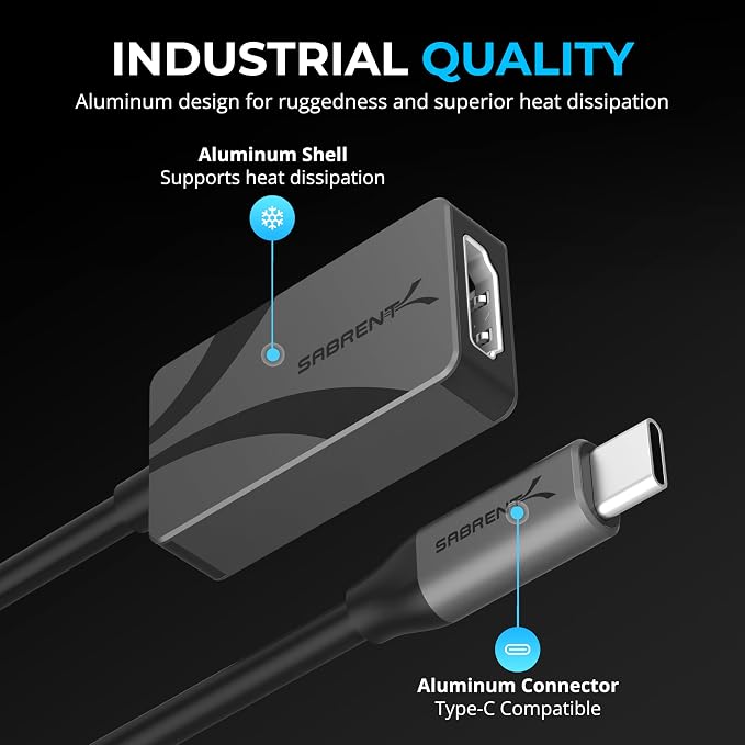 SABRENT 8K USB Type-C to HDMI Adapter - Image 6