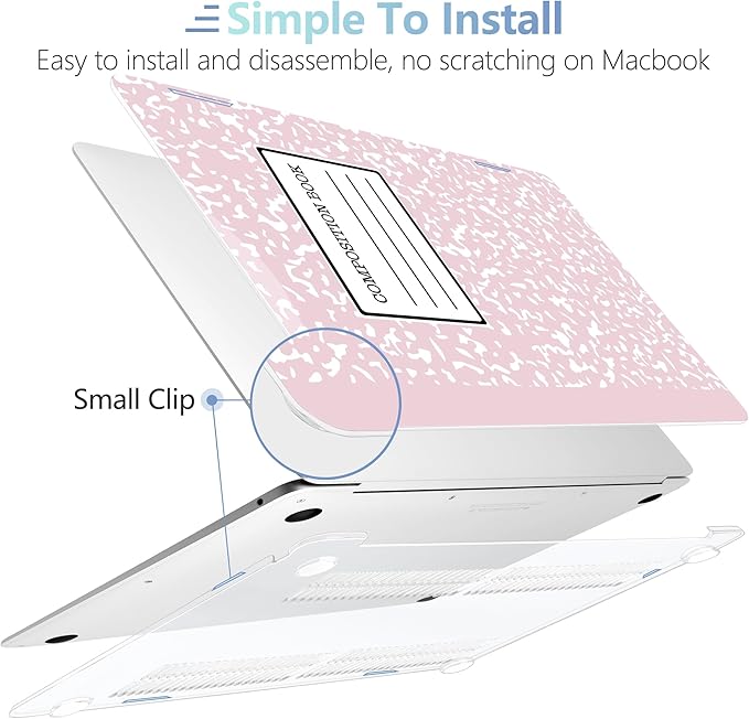MEEgoodo for MacBook Air 13.3 inch Case 2021 2020 2019 2018 A2337 M1 A2179 A1932 - Image 4