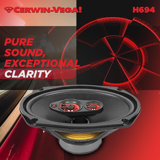 CERWIN-VEGA! HED 2025 Edition – 6.94” 2-Way Coaxial Full Range Speaker System - Image 6