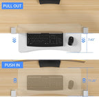 suptek Keyboard Tray Under Desk Pull Out - Image 3
