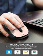 Trueque Wireless Mouse for Laptop, 2.4GHz Ergonomic Computer Mouse - Image 6