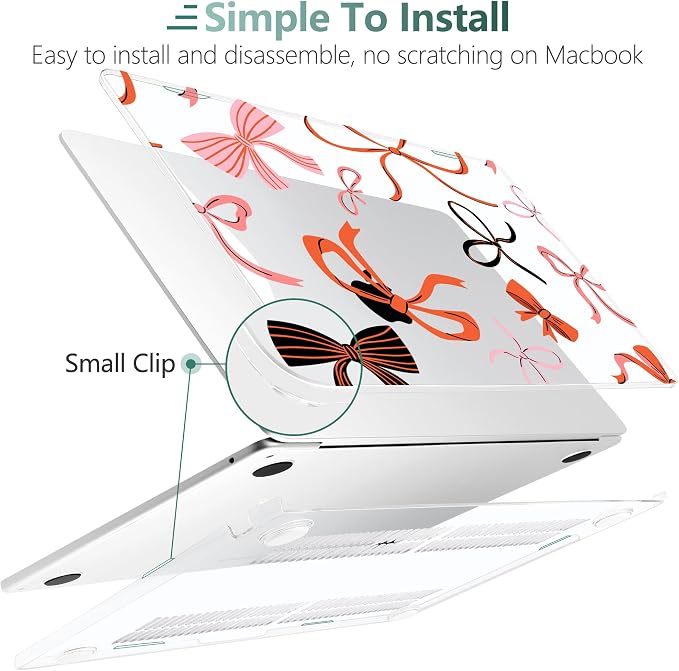 TWOLSKOO Compatible with M4 MacBook Air 13.6 inch Case 2025-2022 Release M4 - Image 3