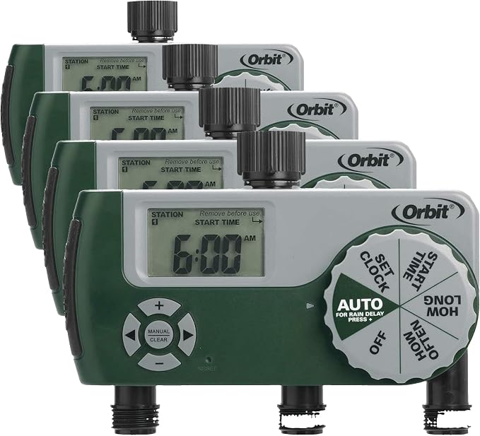 Orbit 56082 3-Outlet Hose Watering Timer by Orbit