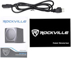 Rockville APM10C 10" 400 Watt Powered/Active Studio Subwoofer Pro Reference Sub - Image 5