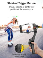 Gimbal Stabilizer for iPhone & Android, 3-Axis Phone Gimbal w/Wireless Lavalier - Image 7