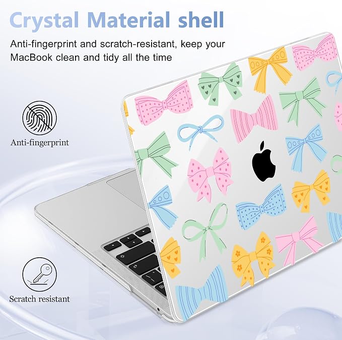 Case for MacBook Pro 13 inch with/Without Touch Bar, Hard Shell + Keyboard - Image 6