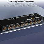 HDMI Splitter 1 in 8 Out, 8 Port HDMI Splitter Support 4K@60Hz 4:4:4 8-bit - Image 8