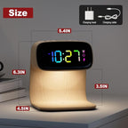 Digital Alarm Clock with Wireless Fast Charging Station 15W Touch Smart Lamp - Image 6