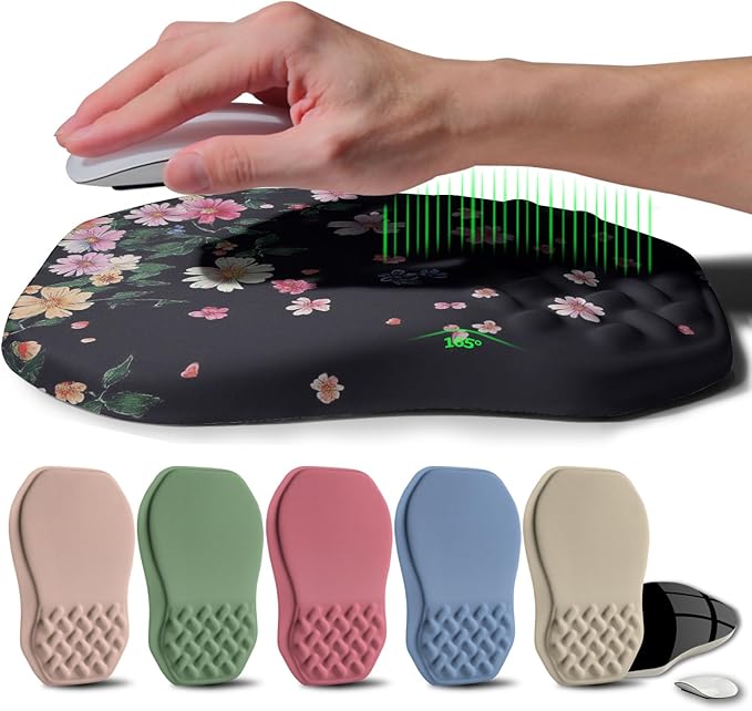 Ergonomic Raised Mouse Pad Wrist Support by Gleamtide