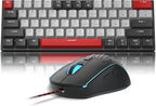 Gaming Keyboard and Mouse Combo, 60% Compact Mechanical Keyboard by Camiysn