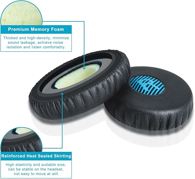 Ear Pads Replacement for Bose On-Ear 2 Headphones, GVOEARS Ear Cushion Pad for - Image 4