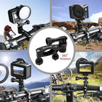 PULUZ Bike Motorcycle Handlebar Mount, 360 Degree Rotation Aluminum Bicycle - Image 5