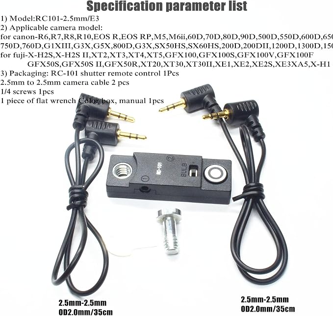 for Fuji/Canon Camera Cable Universal Iron cage Handle Shutter Release - Image 3