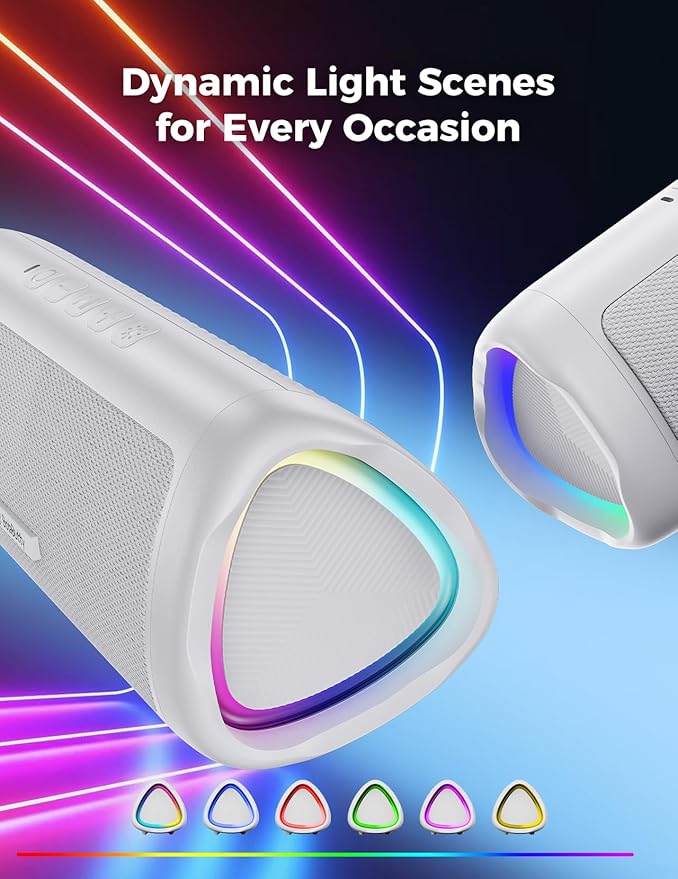 Bluetooth Speaker, 20W HD Sound, Portable Wireless, IPX5 Waterproof, - Image 3