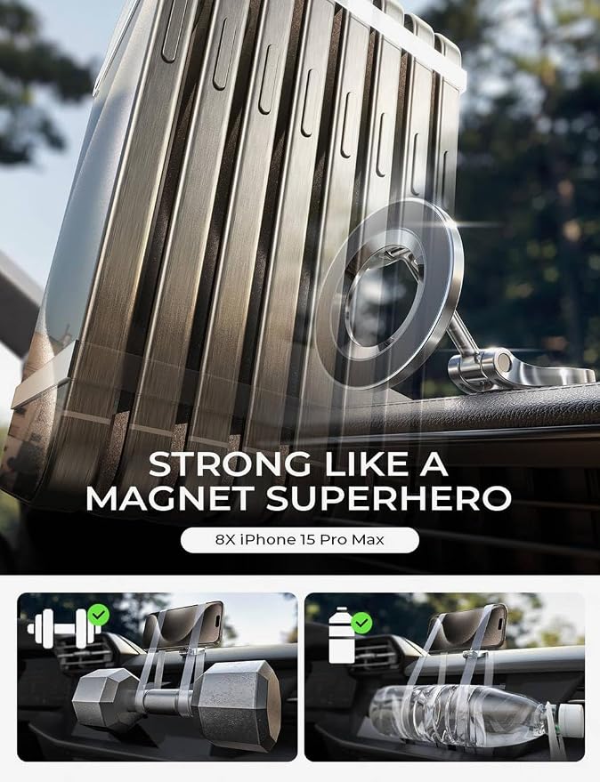 LISEN for Magsafe Car Mount, Ultra Magnetic Phone Holder for Car Dashboard - Image 4