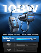 AINOPE 108W USB C Car Charger - Image 3