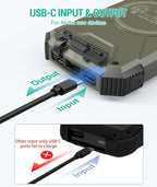 BLAVOR Solar Power Bank 10, Portable Wireless Charger, 20W Fast Charging - Image 4
