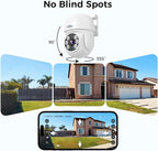 Hiseeu 360°View PTZ 3K Wired Security Camera System - Image 2