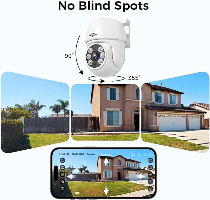 Hiseeu 3K Outdoor Wired Security Camera System - Image 2