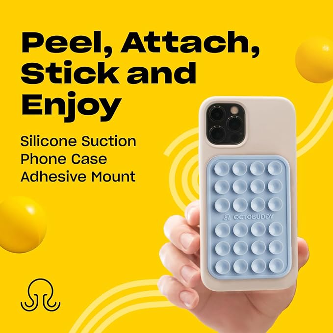 Classic MAX - Silicone Suction Phone Case Adhesive Mount - Hands-Free, Strong - Image 2