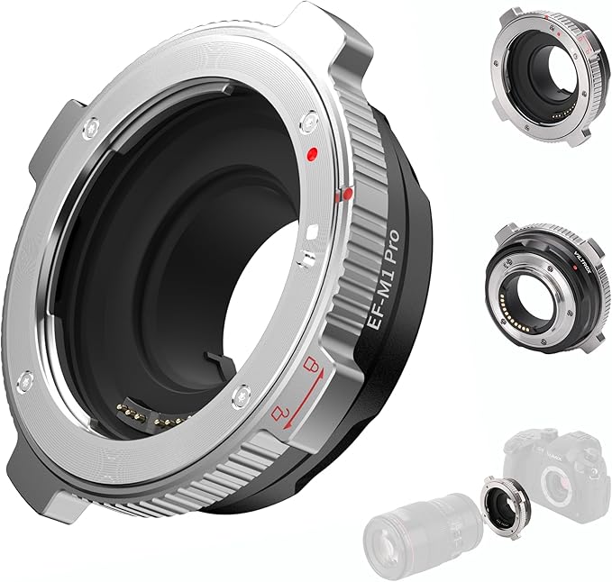 VILTROX EF-M1 Pro Lens Adapter, Auto Focus Ring Mount Adapter Lens Converter by ViltroxOfficial