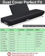Elastic Lock Music Keyboard Dust Protector Cover - Image 3