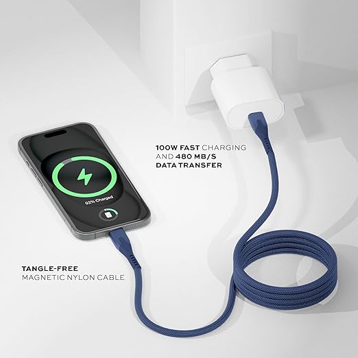 Statik MagStack Pro USB C to USB C Cable, Magnetic Type C Charger Fast Charging - Image 6