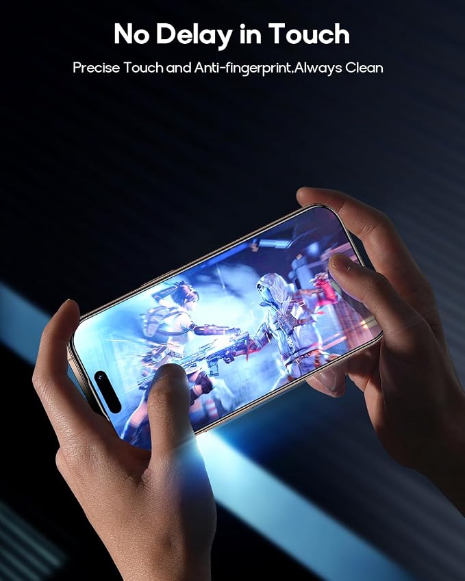 3 Pack for iPhone 16 Pro Max Tempered Glass Screen Protector, Dust Free CABIN - Image 6