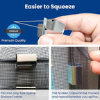 4 in 1 Screen Repair Kit, Screen Roller Tool Kit Inlcuded Metal/Nylon Screen - Image 4