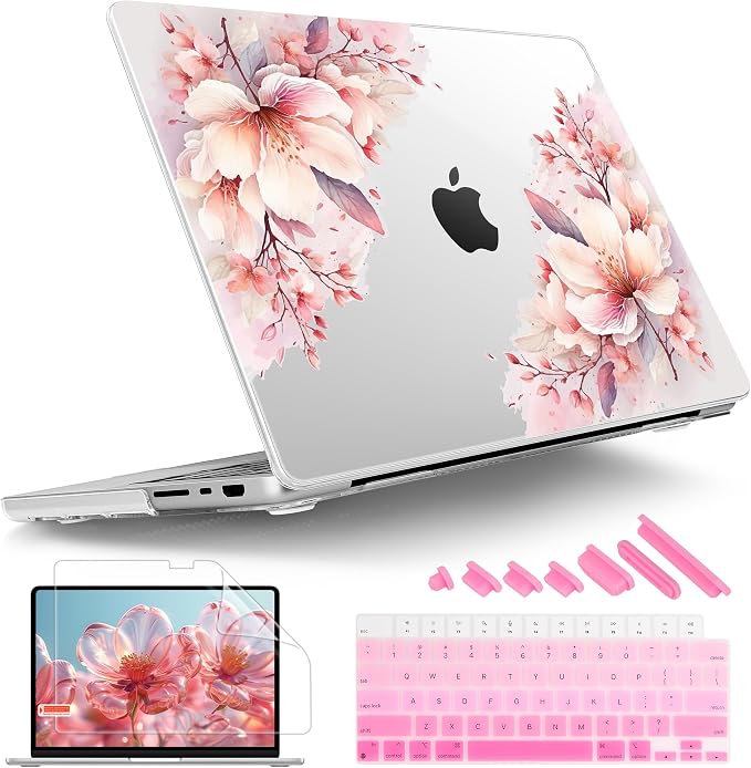 Tuiklol for M4 MacBook Pro 14 Inch Case 2024-2021 Release A3112 A3401 A3185/M3 by Tuiklol