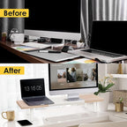 Across-Star Dual-Monitor-Stand-Riser-For-Desk Adjustable Length 32-40 - Image 7