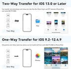 SD Card Reader for iPhone, Memory SD Card Reader USB C&Lightning Dual Port - Image 8