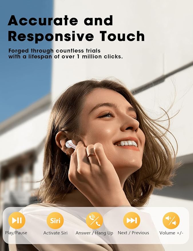 Wireless Earbuds Deep Bass Sound Ear Buds, LED Display Earphones - Image 7