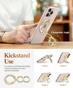 GVIEWIN Magnetic Phone Ring Holder, Compatible - Image 4