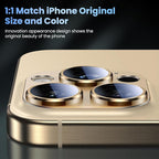 Uyiton Compatible with iPhone 16 Pro/iPhone 16 Pro Max Camera Lens Protector - Image 5