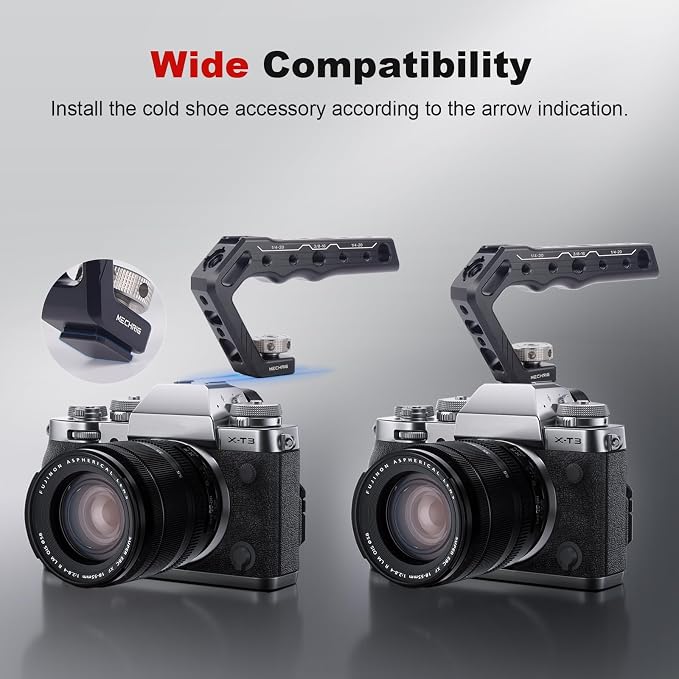 Cold Shoe Camera Handle Grip - Image 2