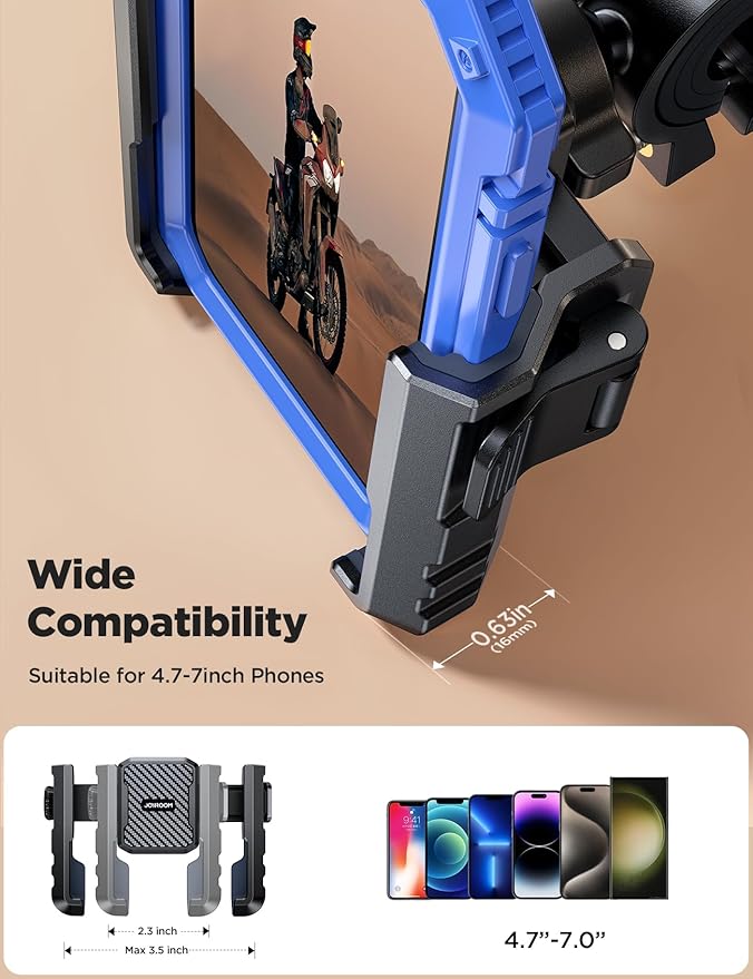 JOYROOM Motorcycle Bike Phone Holder Mount - Image 4