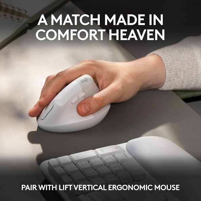 Logitech Wave Keys Wireless Ergonomic Keyboard - Image 8