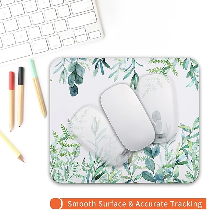 Square Mouse Pad Green Grass, Personalized Premium-Textured Custom Mouse Mat - Image 4