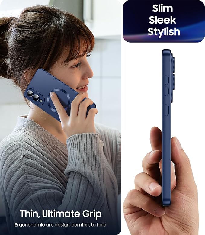 Magnetic for Samsung Galaxy S25 Edge Case Slim Soft Silicone Bumper Shockproof - Image 6