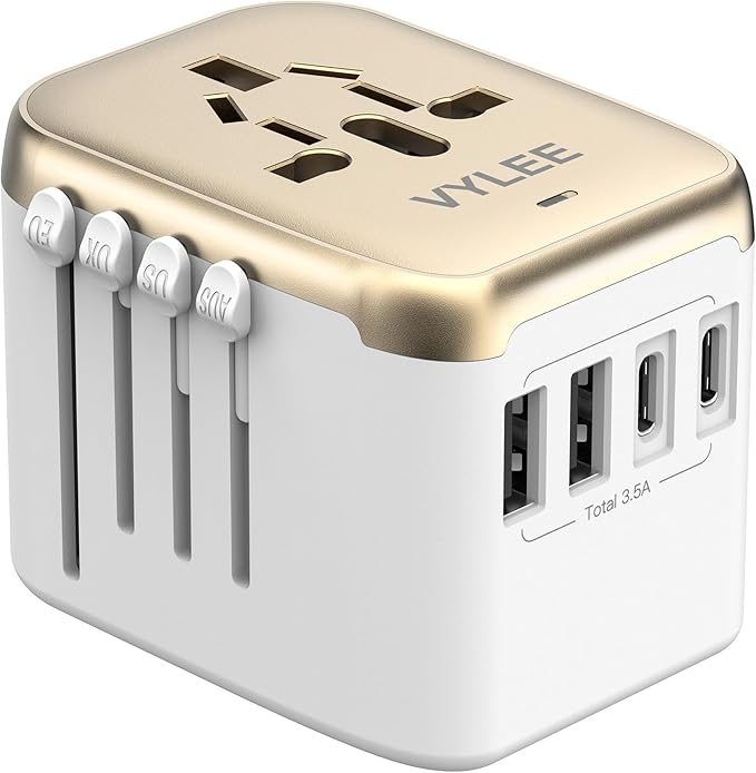 Universal International Power Travel Plug Adapter, 5 in 1 European Travel Plug - Image 9