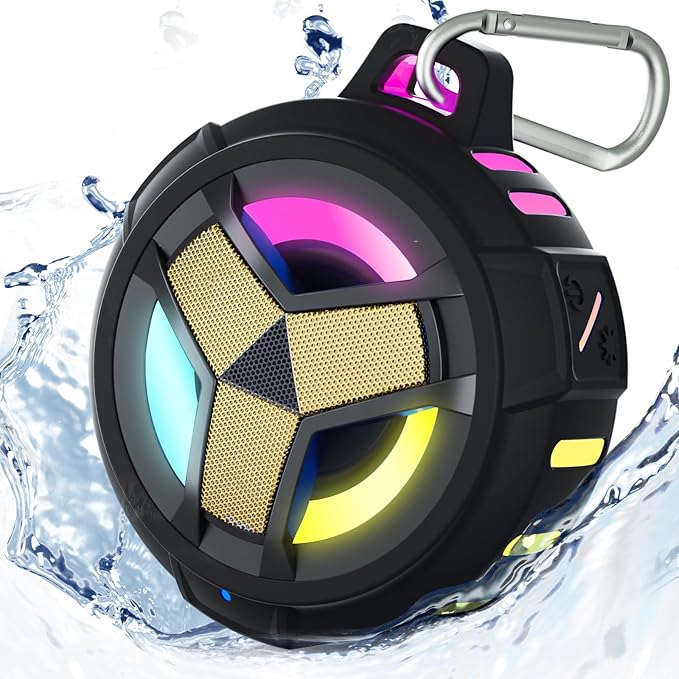 EBODA Waterproof Bluetooth Speaker, Shower Wireless Speaker, IP67 Waterproof by EBODA