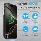 Battery Case for iPhone 16 Pro Max, Upgraded 12000mAh Rechargeable Portable - Image 3